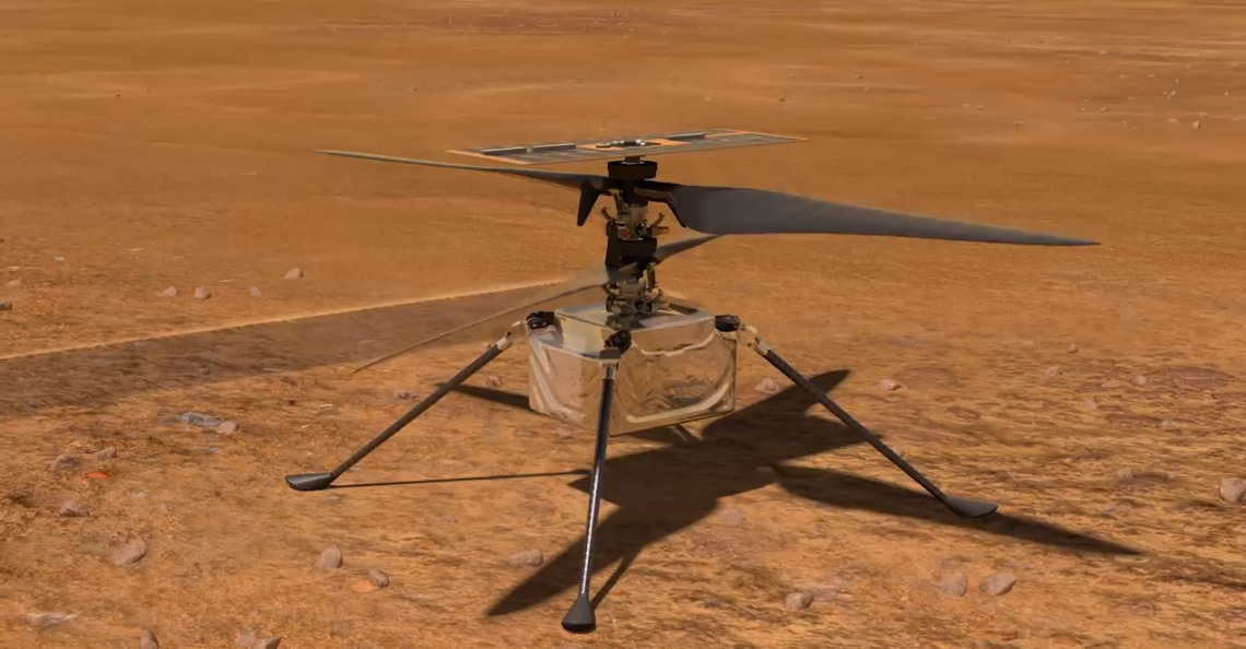 Perseverance-marsrover landt inclusief drone op Mars
